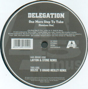 Delegation - One More Step To Take (Remixes One)