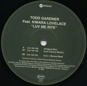 Todd Gardner Feat. Kimara Lovelace - Luv Me Rite