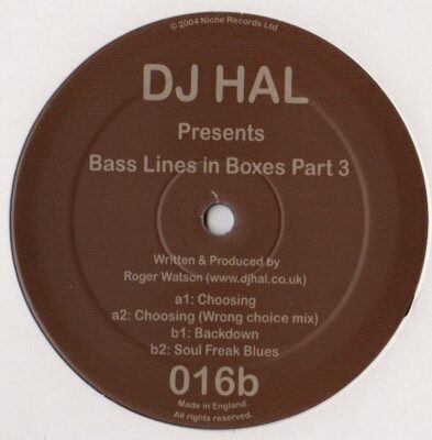 DJ Hal - Bass Lines in Boxes Part 3