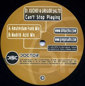 Dr. Kucho! & Gregor Salto - Can't Stop Playing