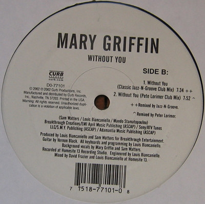 Mary Griffin - Without You