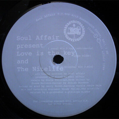 Soul Affair - Love Is The Key / The Nitelife